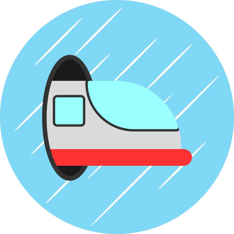 Hyperloop Vector Icon Design