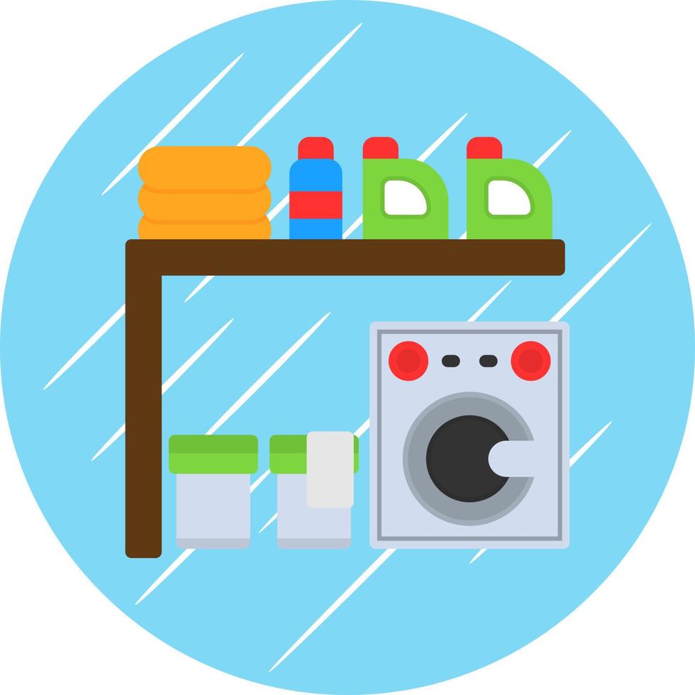 Laundry Room Vector Icon Design