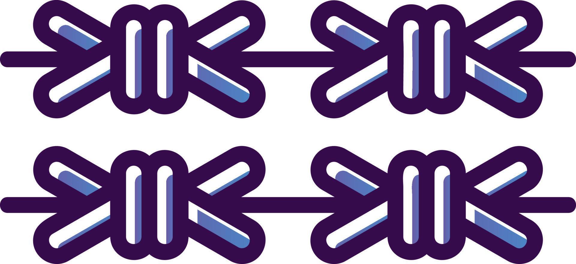 Barbed Wire Vector Icon