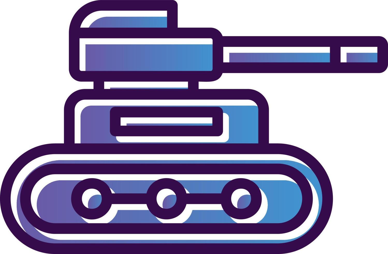 icono de vector de tanque