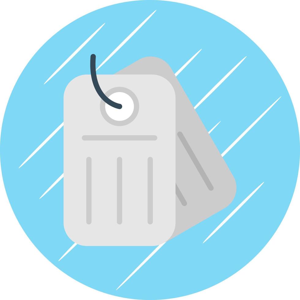 Dog Tag Vector Icon