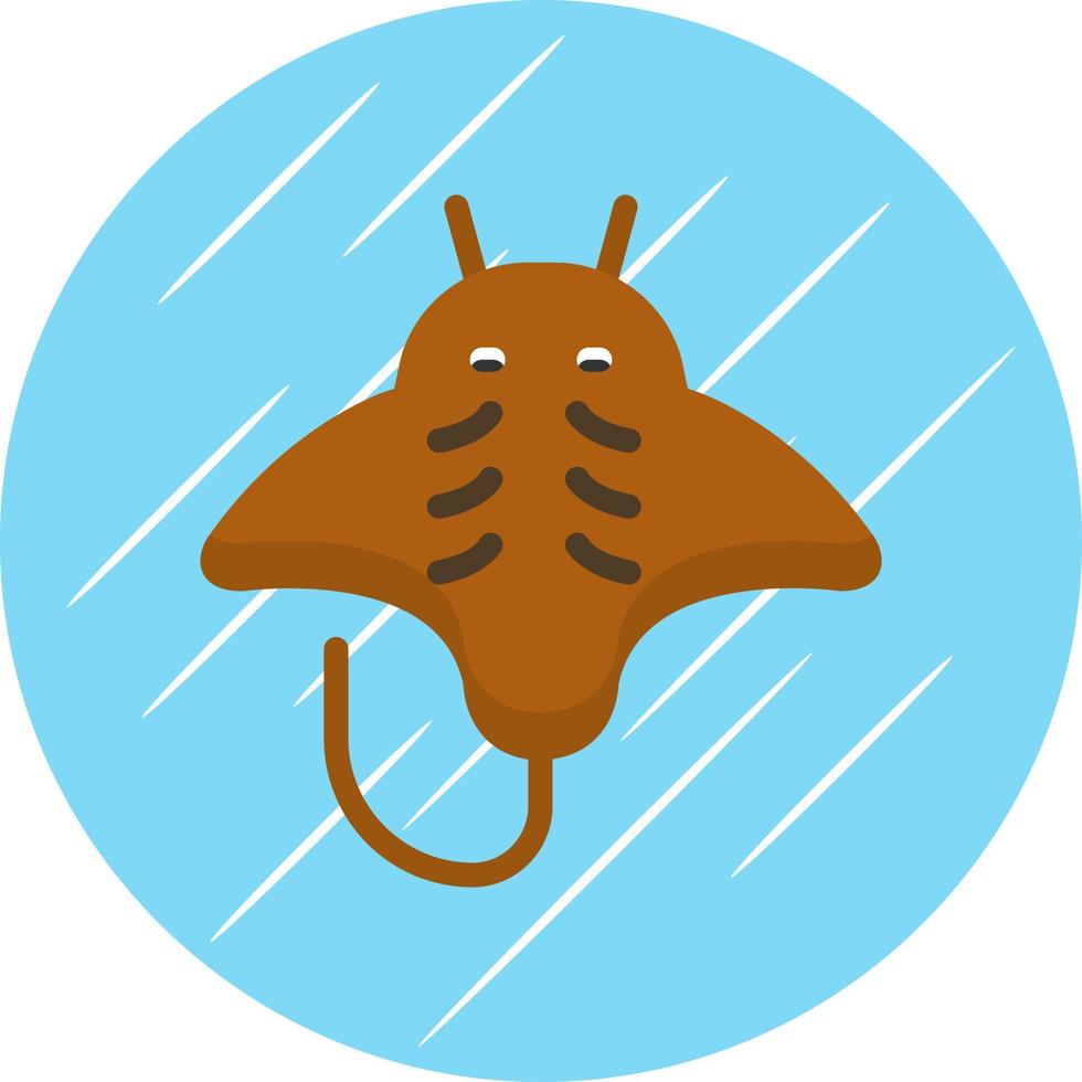 diseño de icono de vector de mantarraya