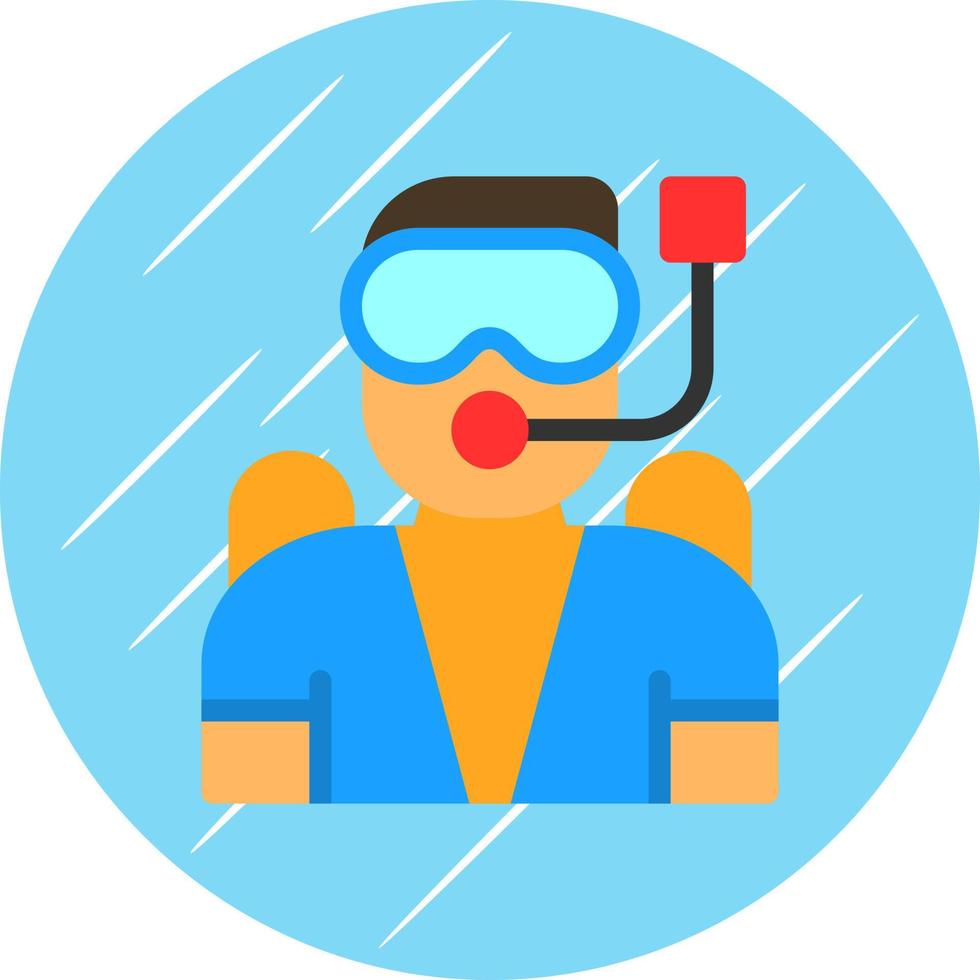 diseño de icono de vector de buceo