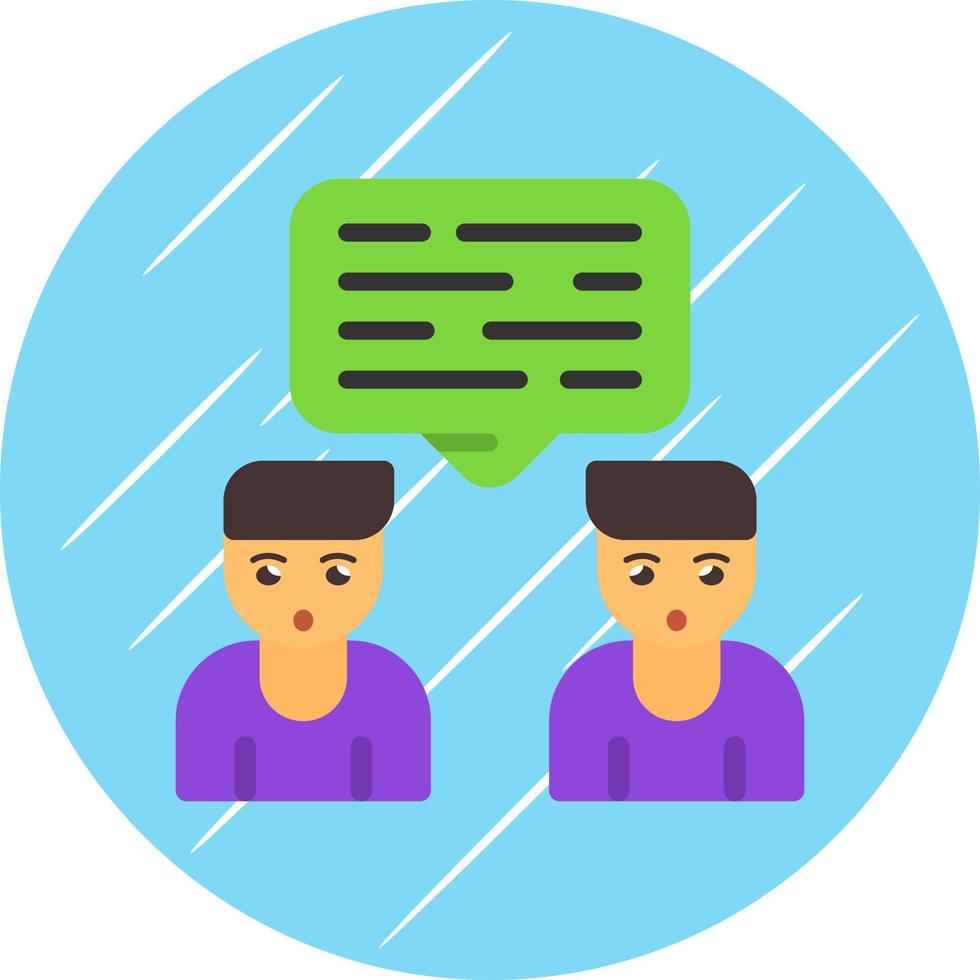 Conversation Vector Icon Design