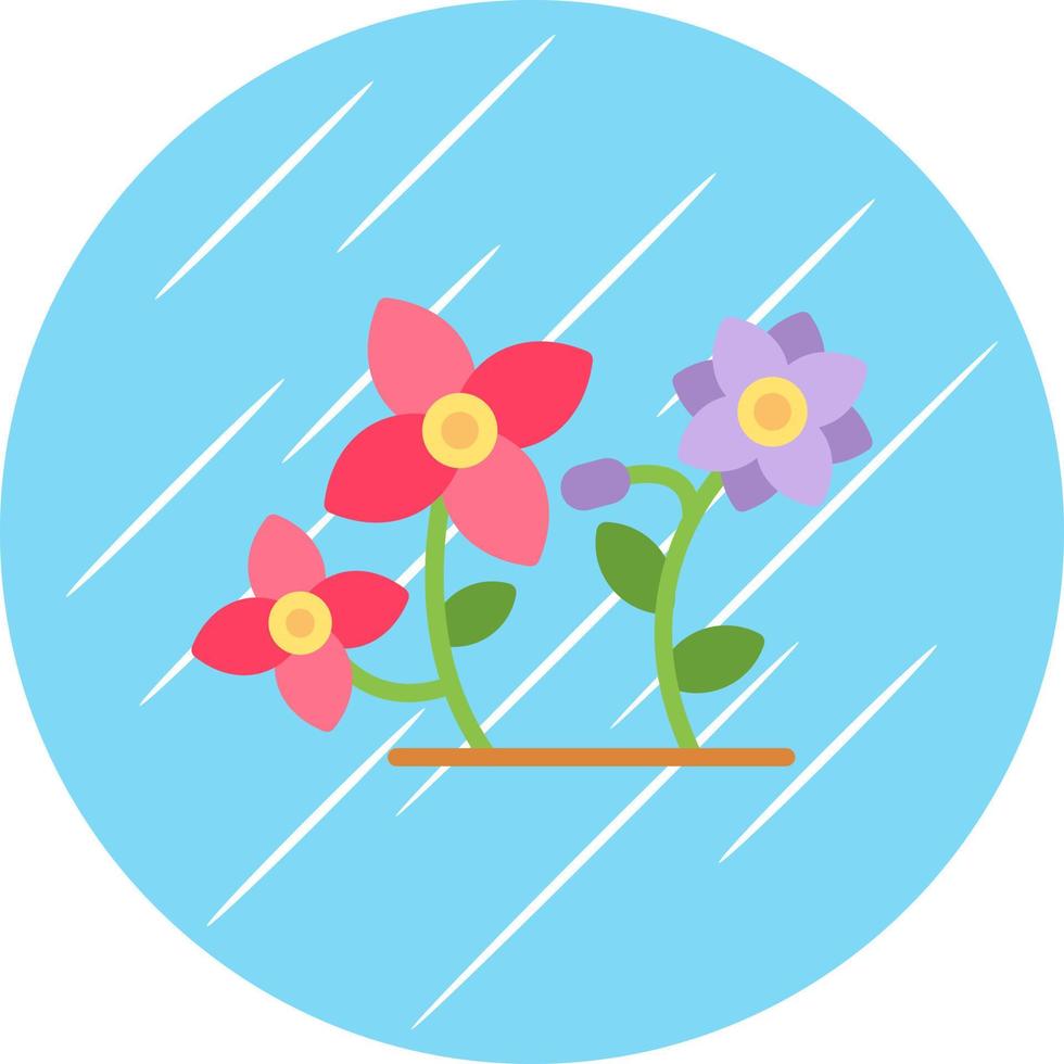 diseño de icono de vector de flores