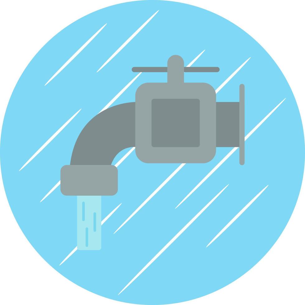 Water Pipe Vector Icon Design