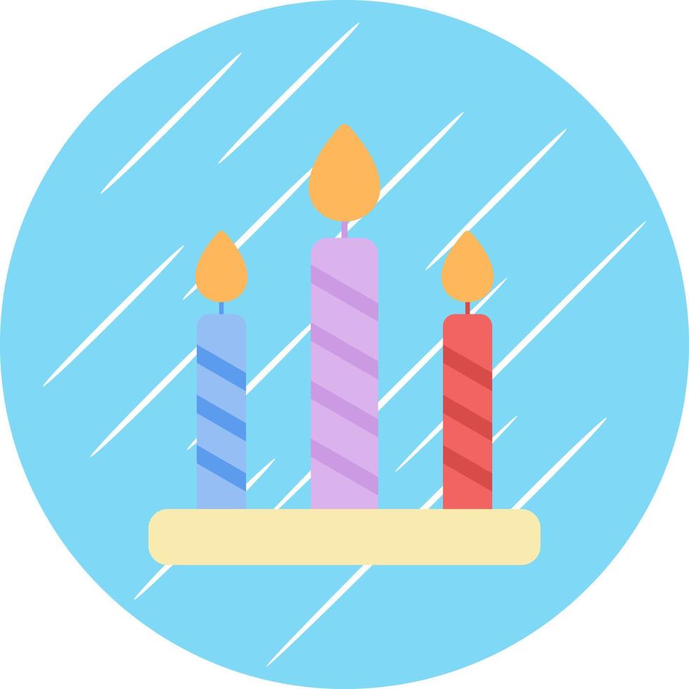 Candle Vector Icon Design