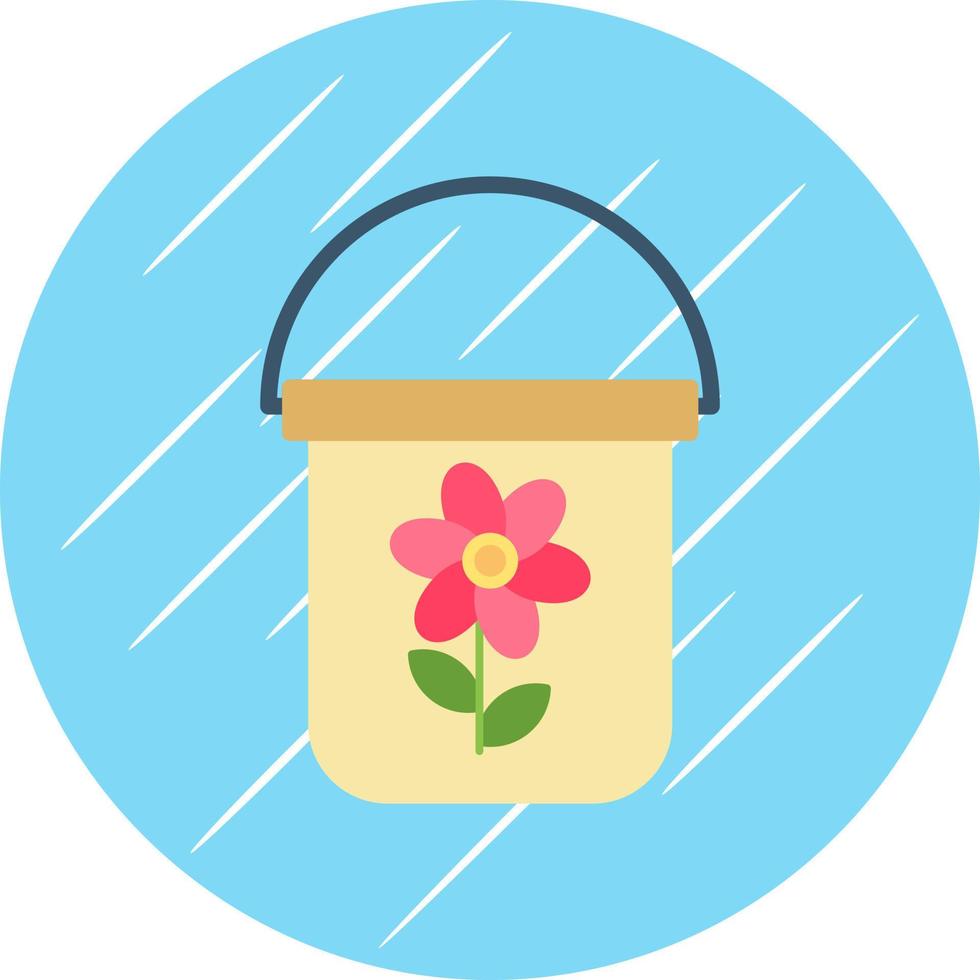 Bucket Vector Icon Design