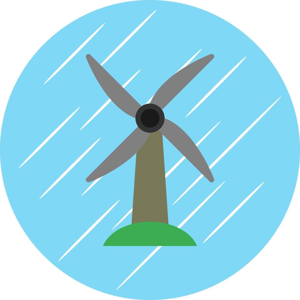 Windmill Vector Icon Design