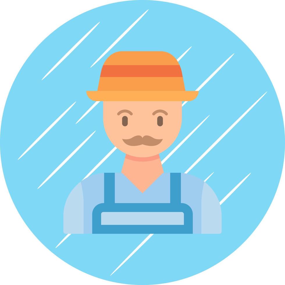 Farmer Vector Icon Design