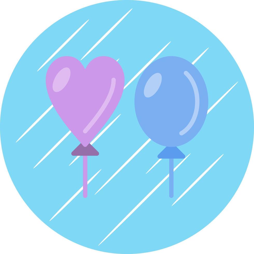 diseño de icono de vector de globos