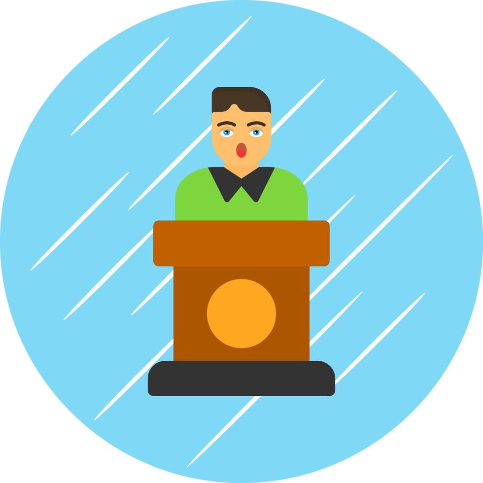 Politician Vector Icon Design