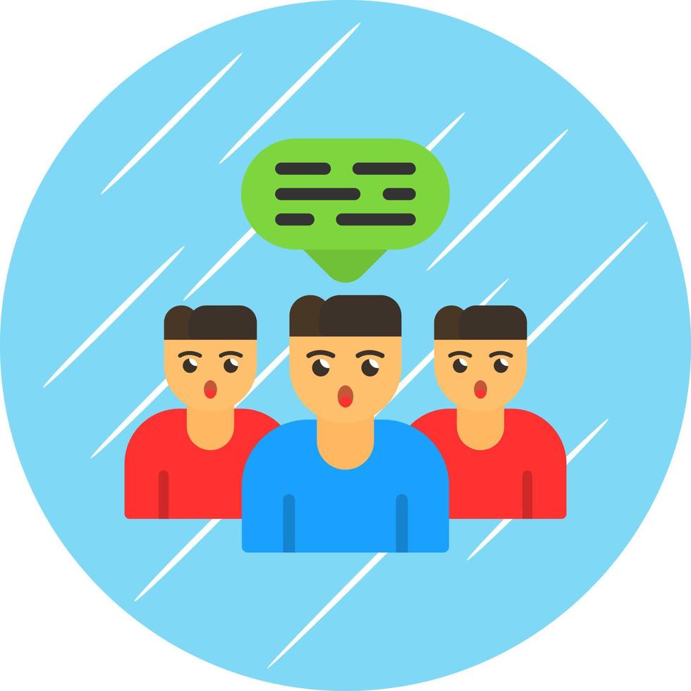 Discussion Vector Icon Design