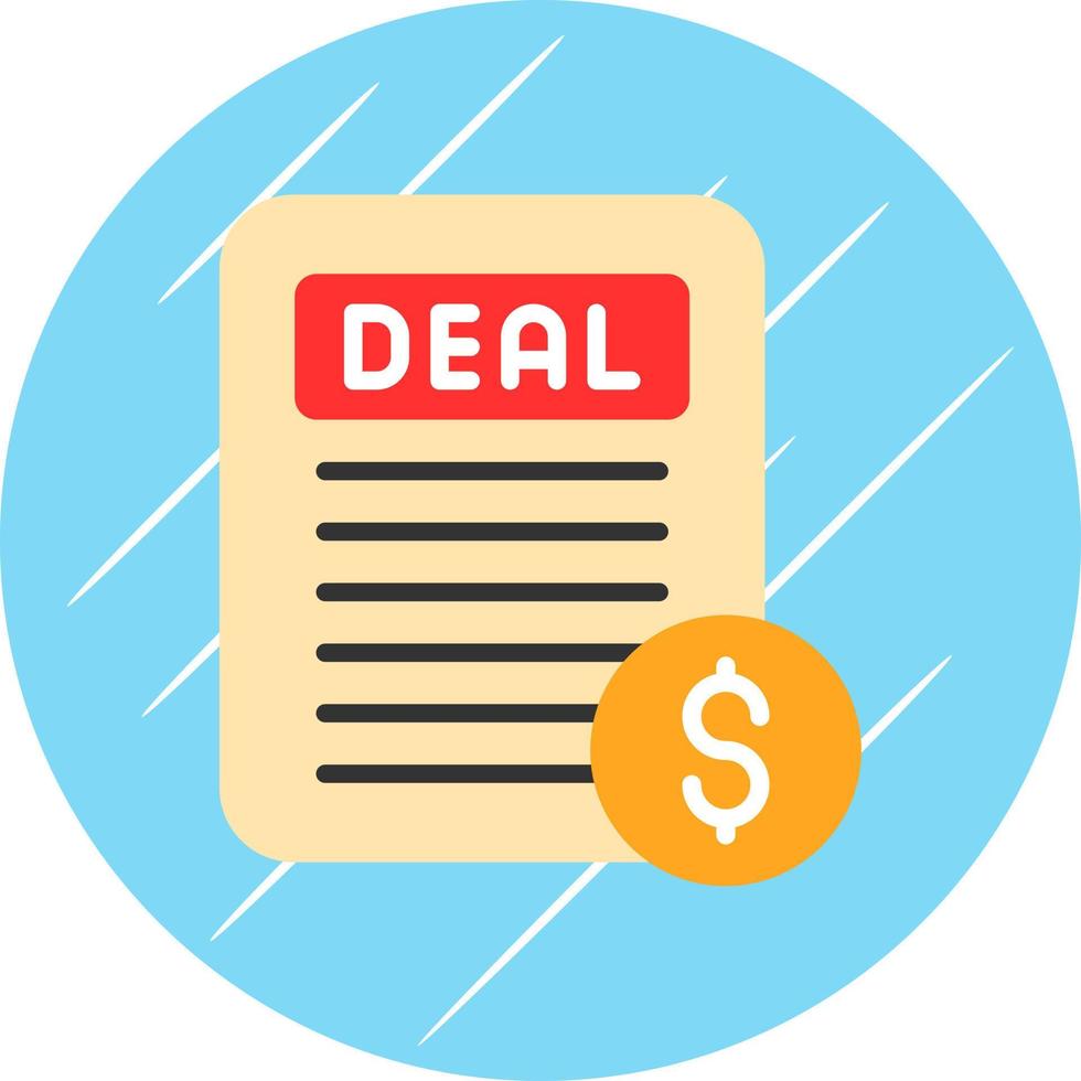 Business Deal Vector Icon Design