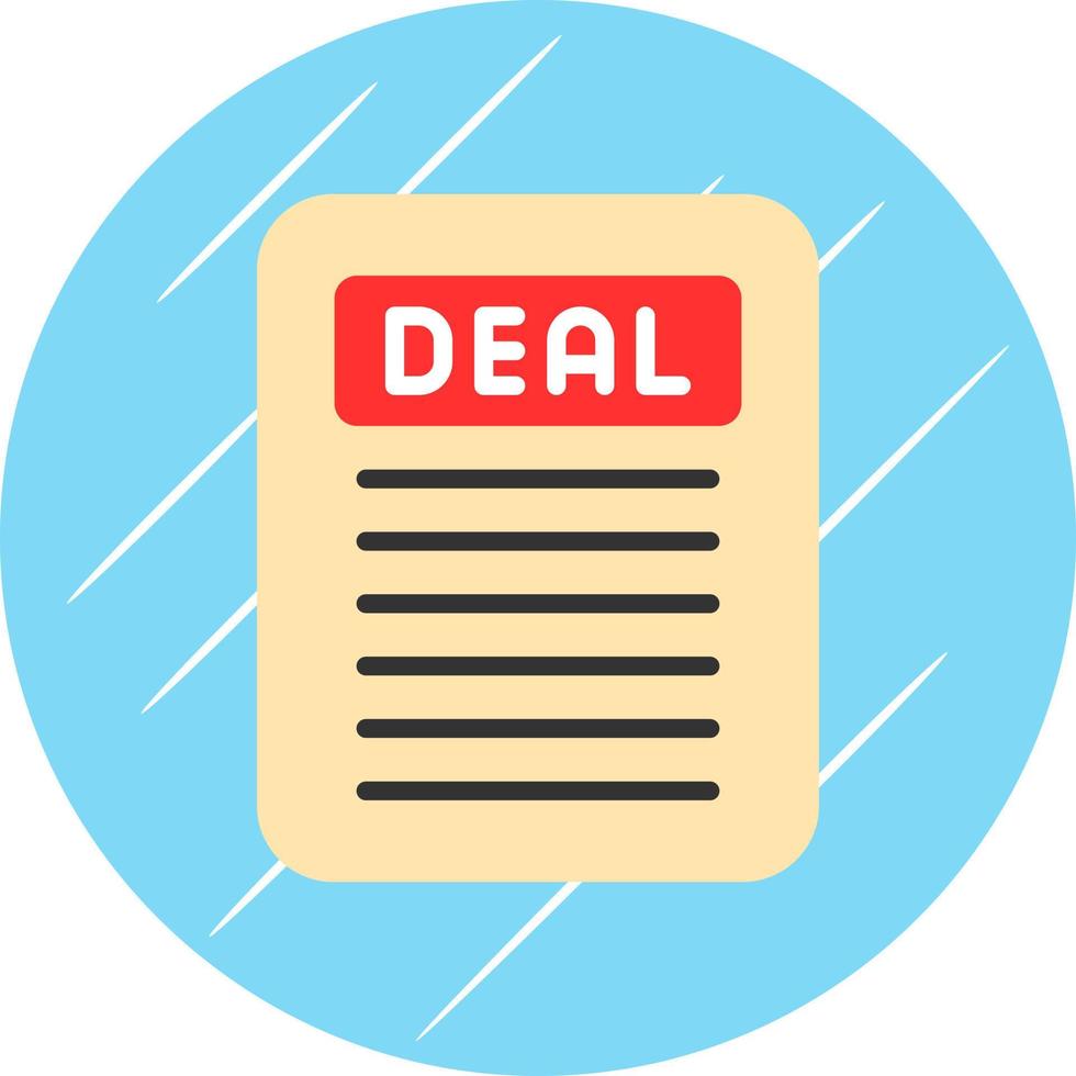 Deal Vector Icon Design