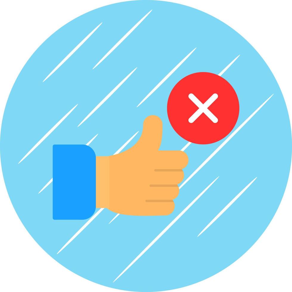 Disagree Vector Icon Design