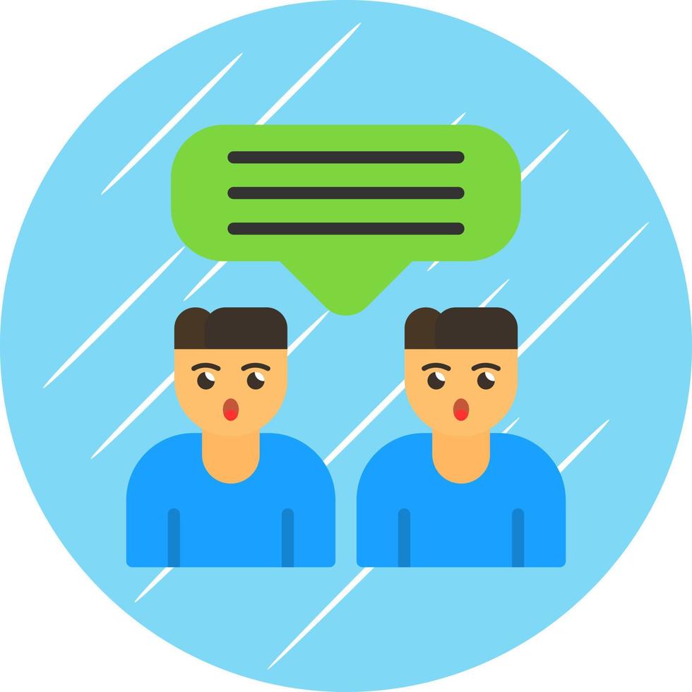 Talk Vector Icon Design