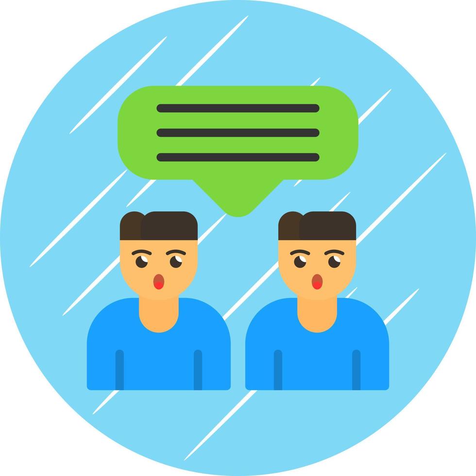 Talk Vector Icon Design