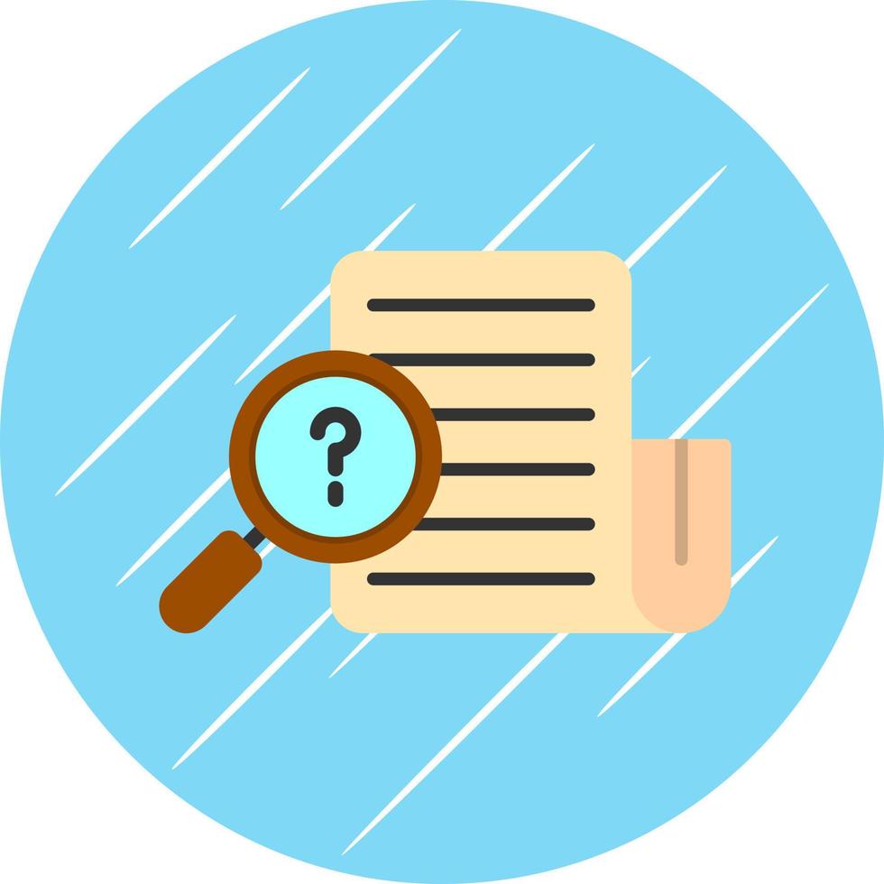 Interrogation Vector Icon Design