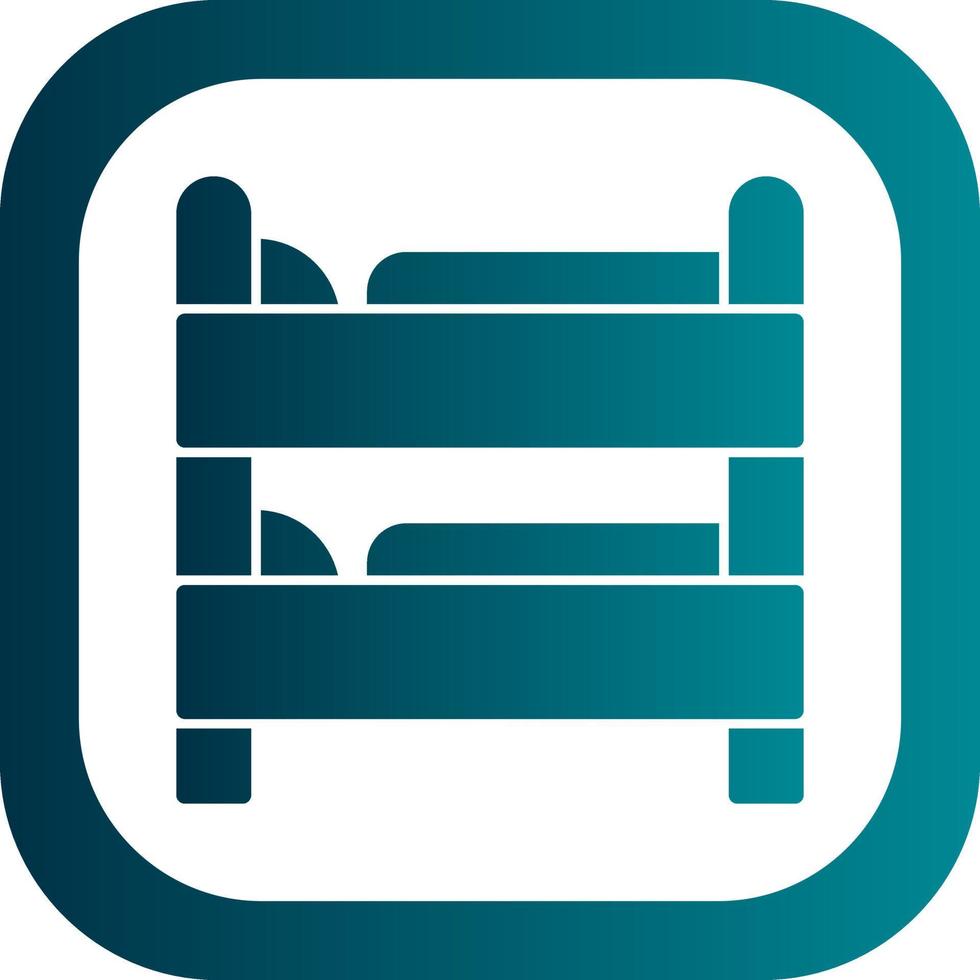 Bunk Bed Vector Icon Design