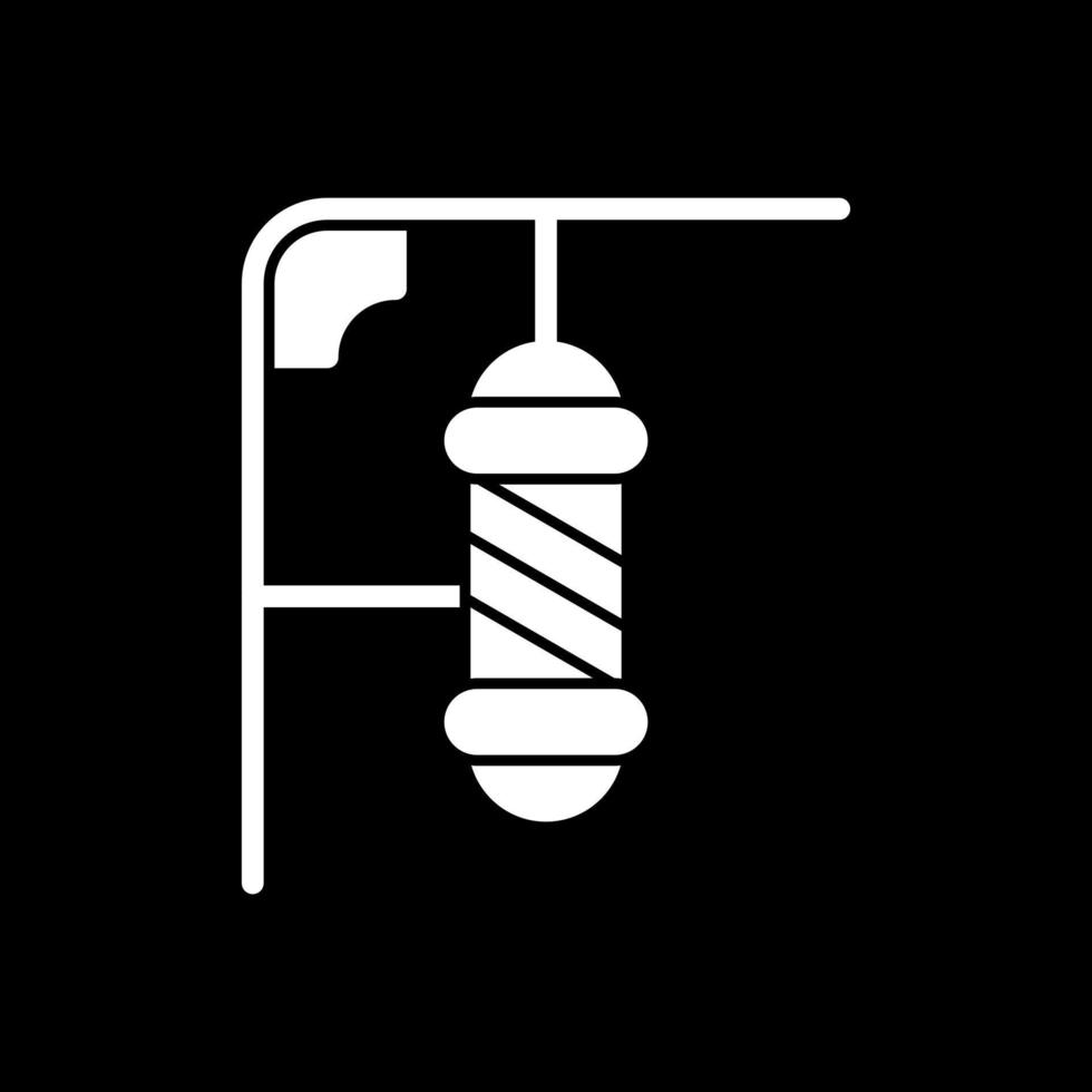 Barbershop Pole Vector Icon Design