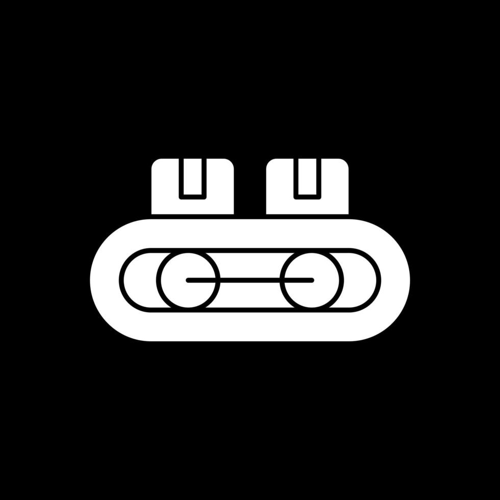 Conveyor Belt Vector Icon Design