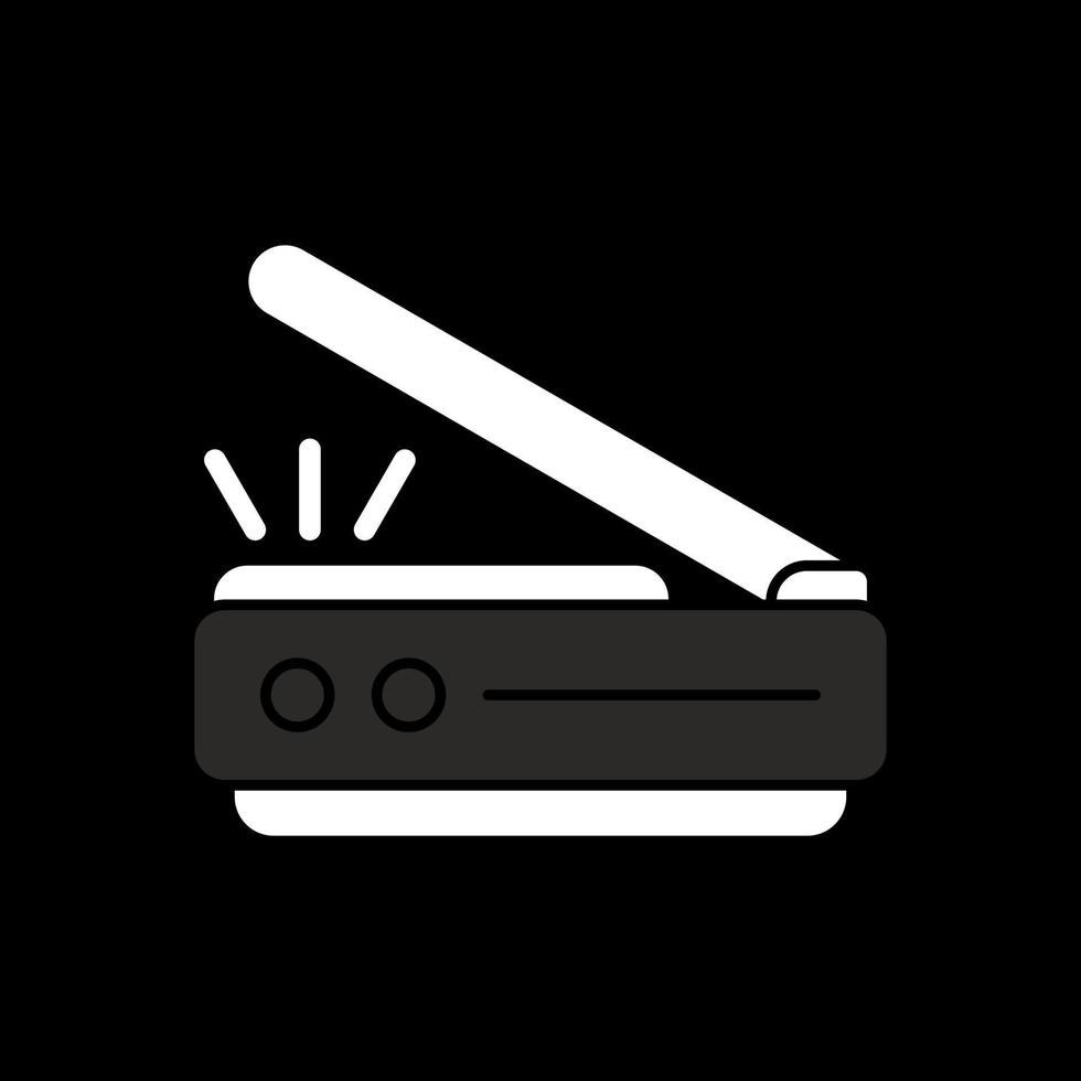 3d Scanner Vector Icon Design