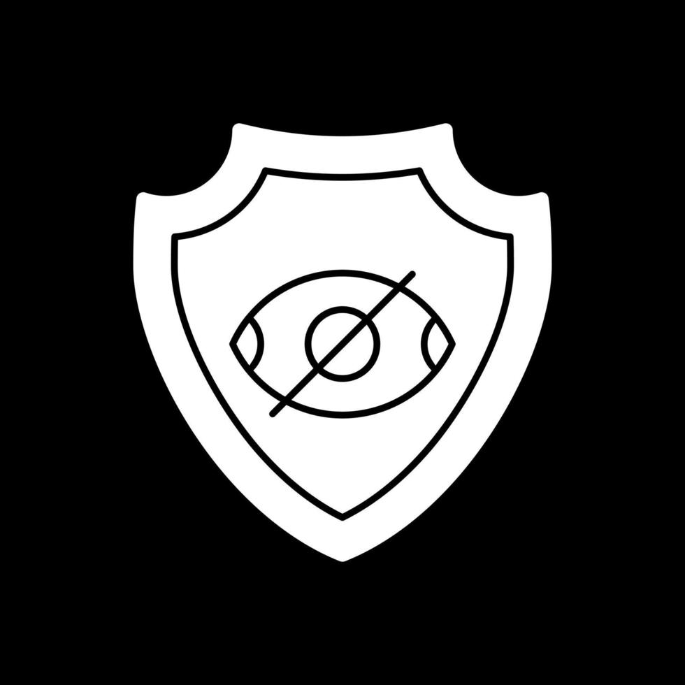 diseño de icono de vector de privacidad