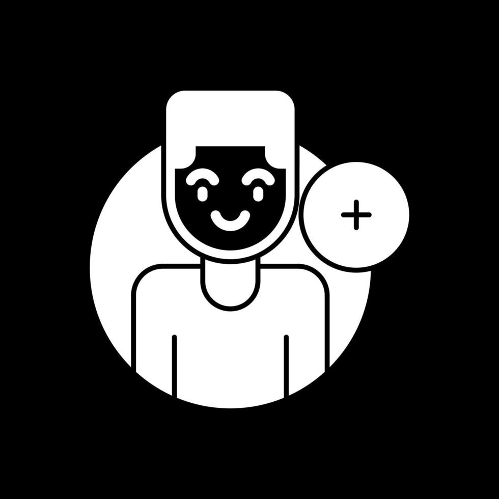 Add Friend Vector Icon Design