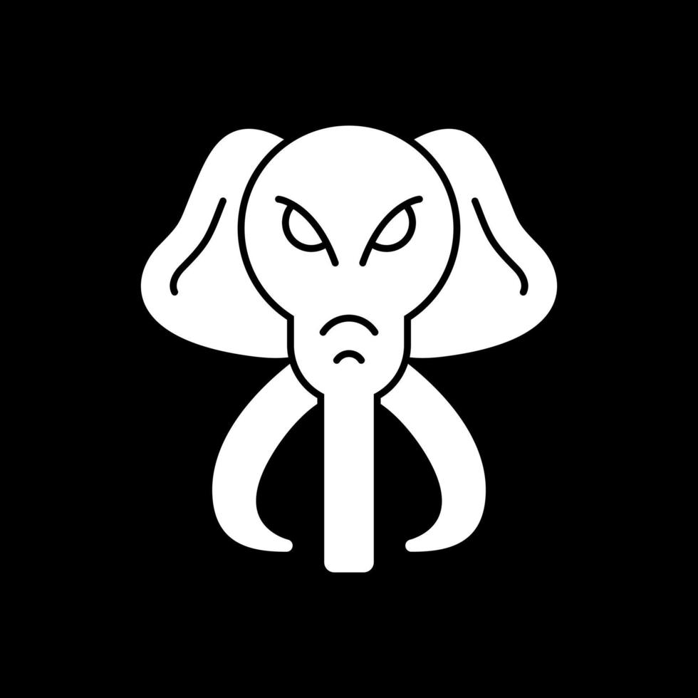Mammoth Vector Icon Design