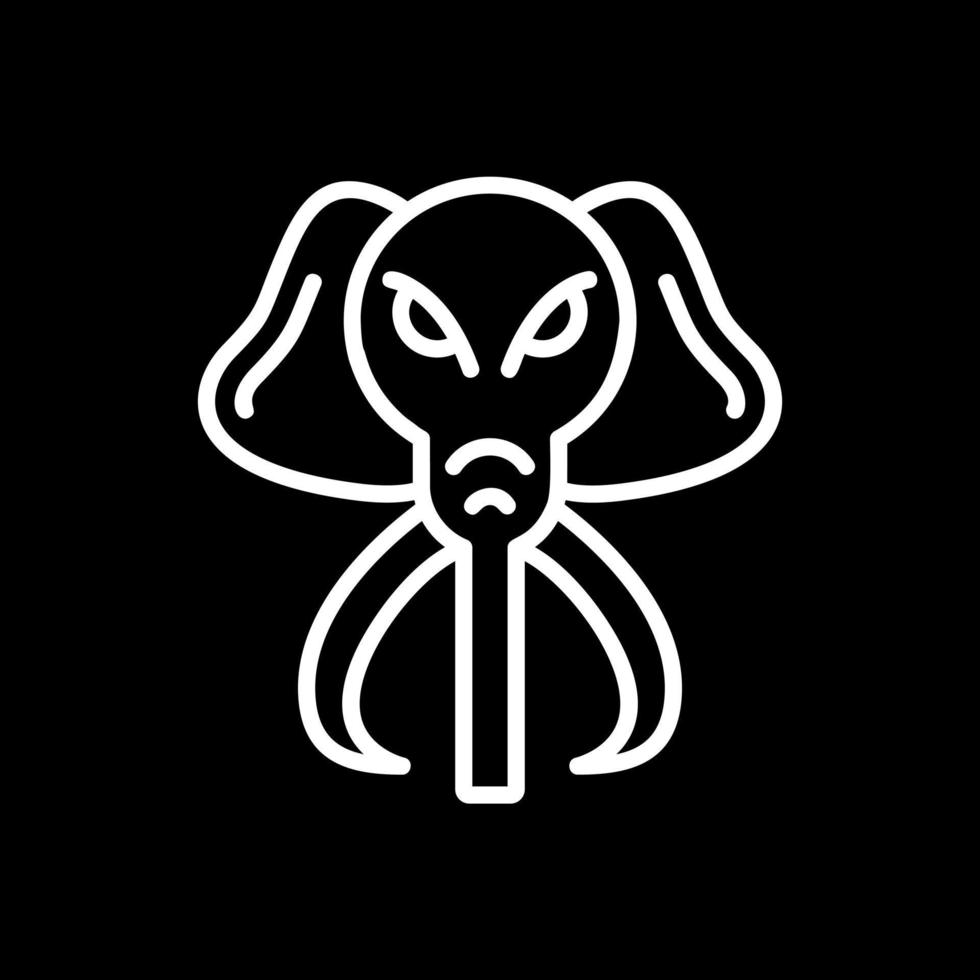 Mammoth Vector Icon Design