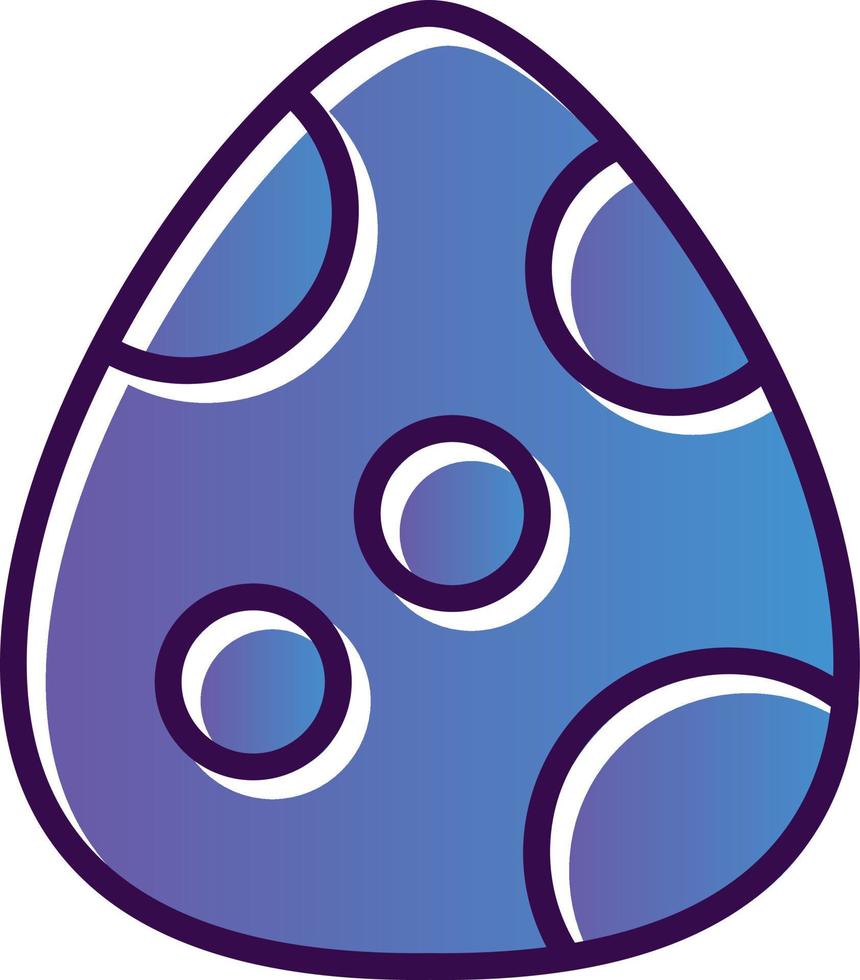 Dinosaur Egg Vector Icon Design