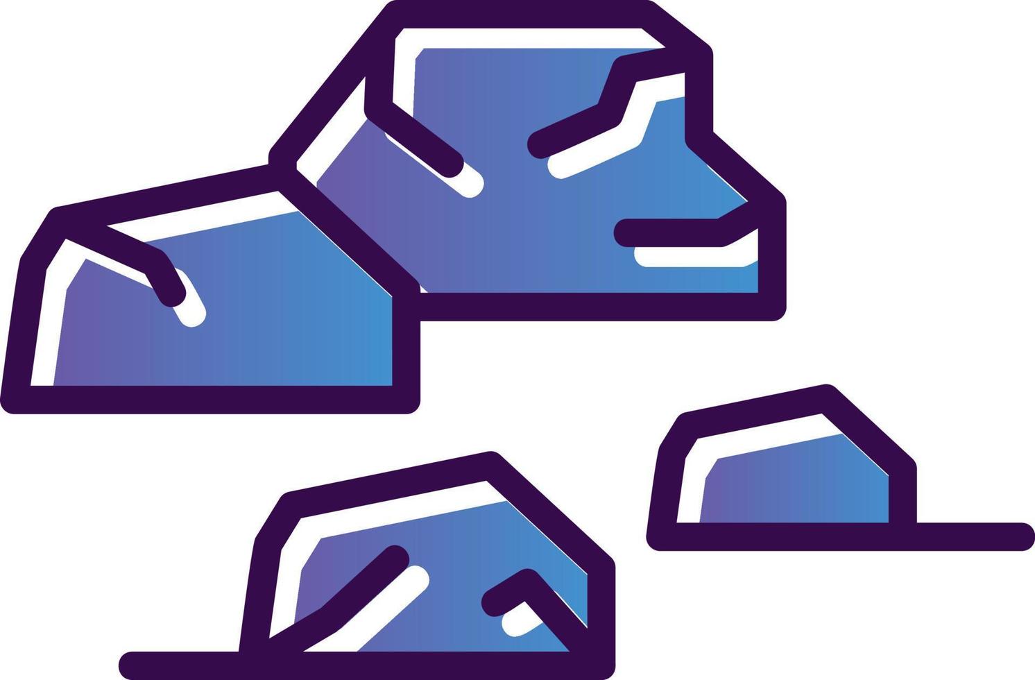 Rock Vector Icon Design
