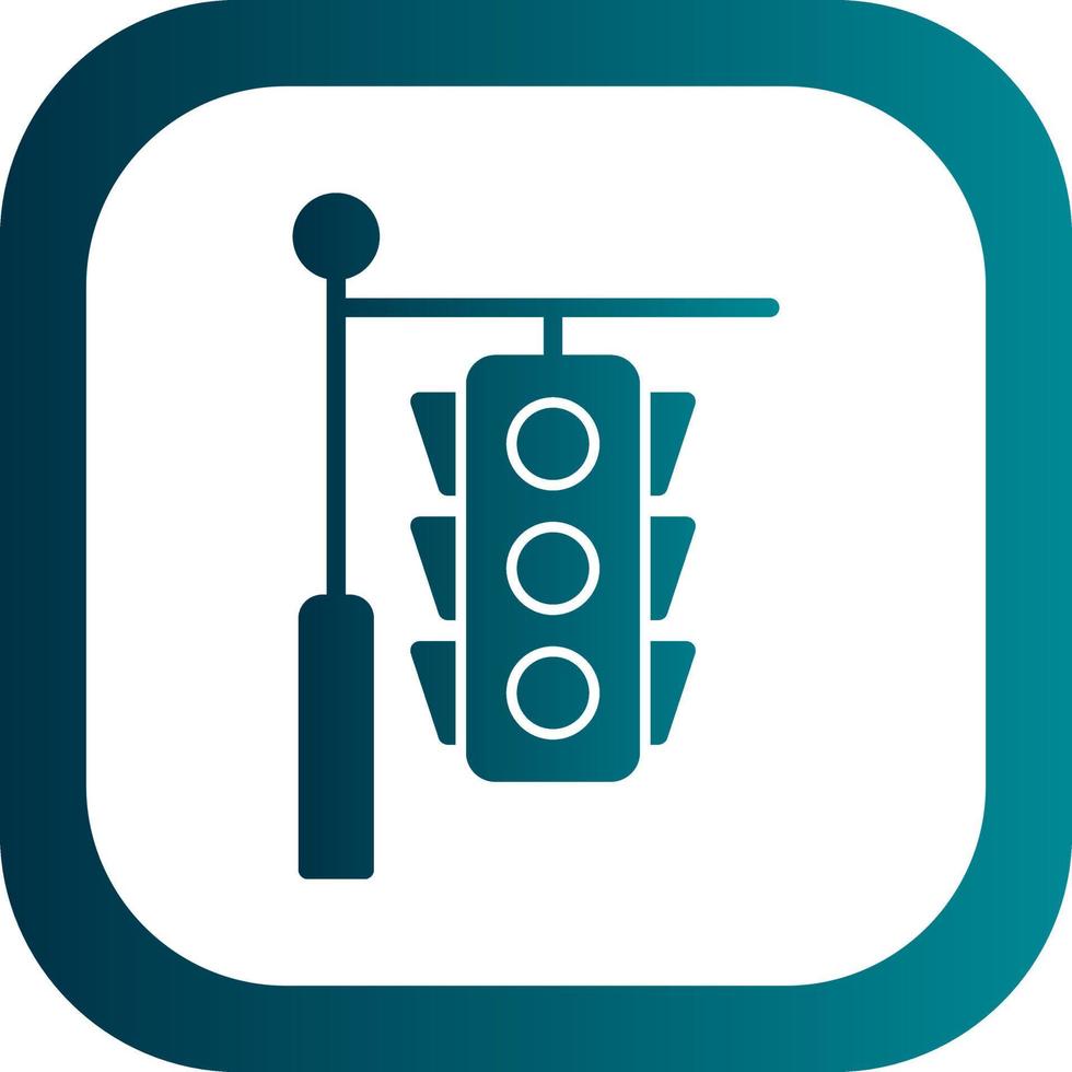 Traffic Lights Vector Icon Design