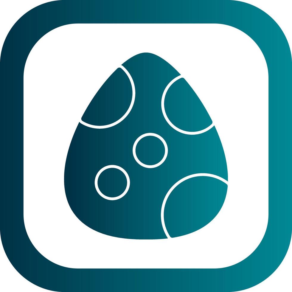 Dinosaur Egg Vector Icon Design