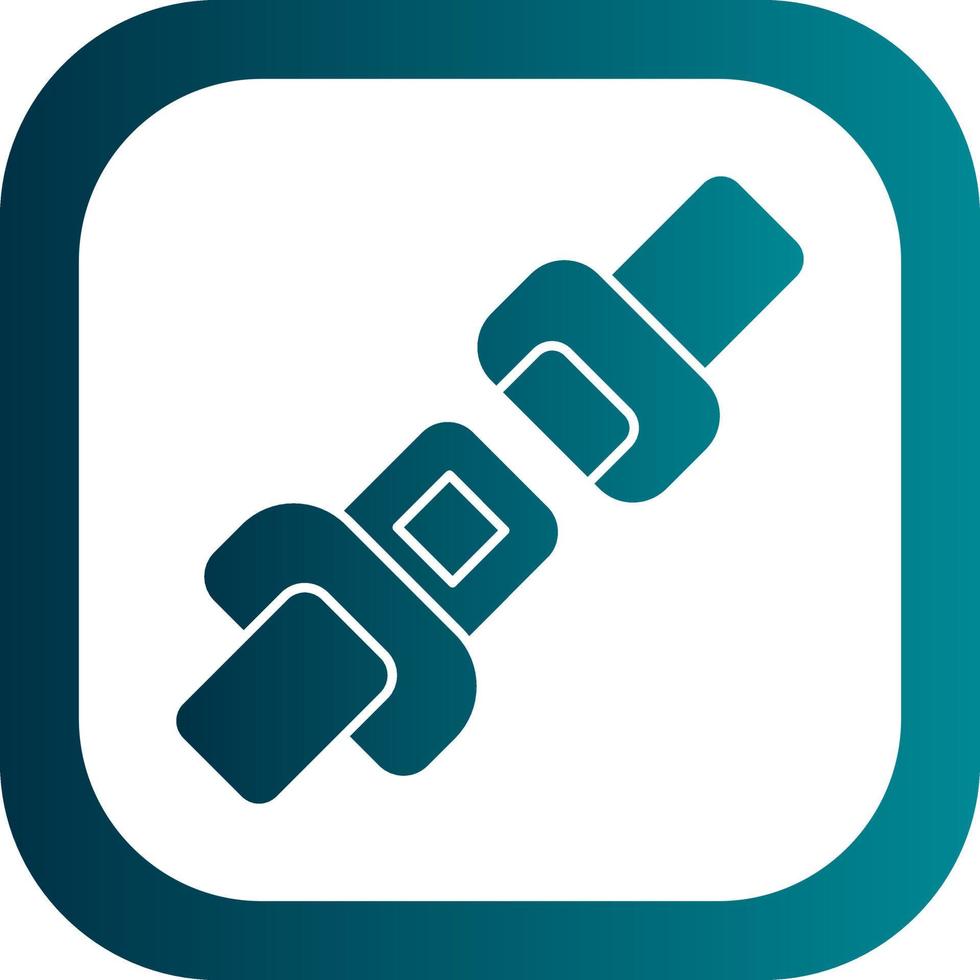 Seat Belt Vector Icon Design