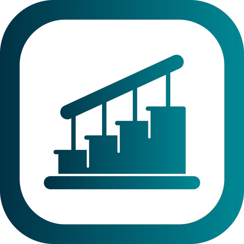 Stairs Vector Icon Design