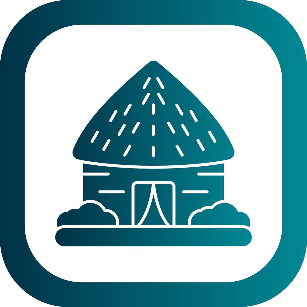 Hut Vector Icon Design