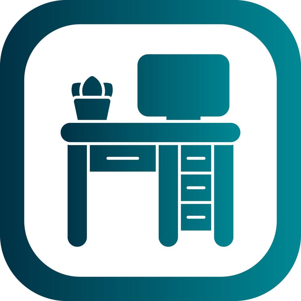 Desk Vector Icon Design