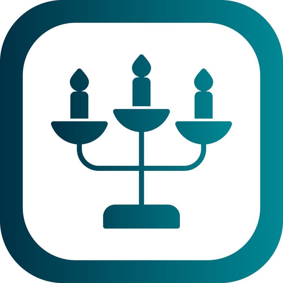 Candelabra Vector Icon Design