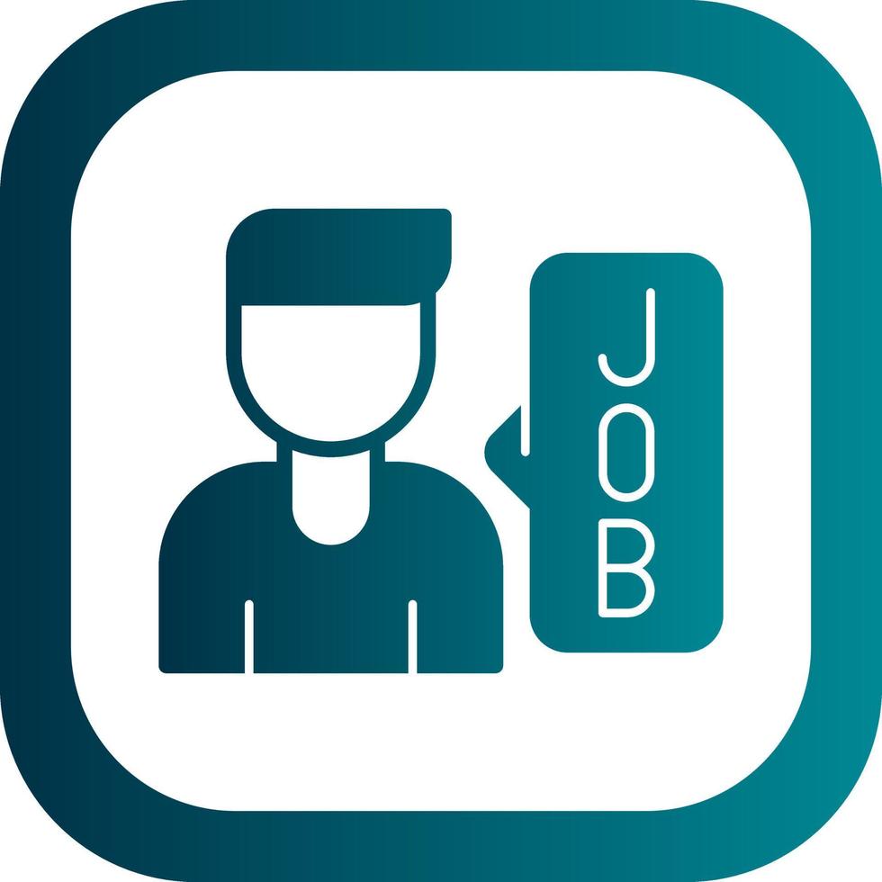 Job Vector Icon Design