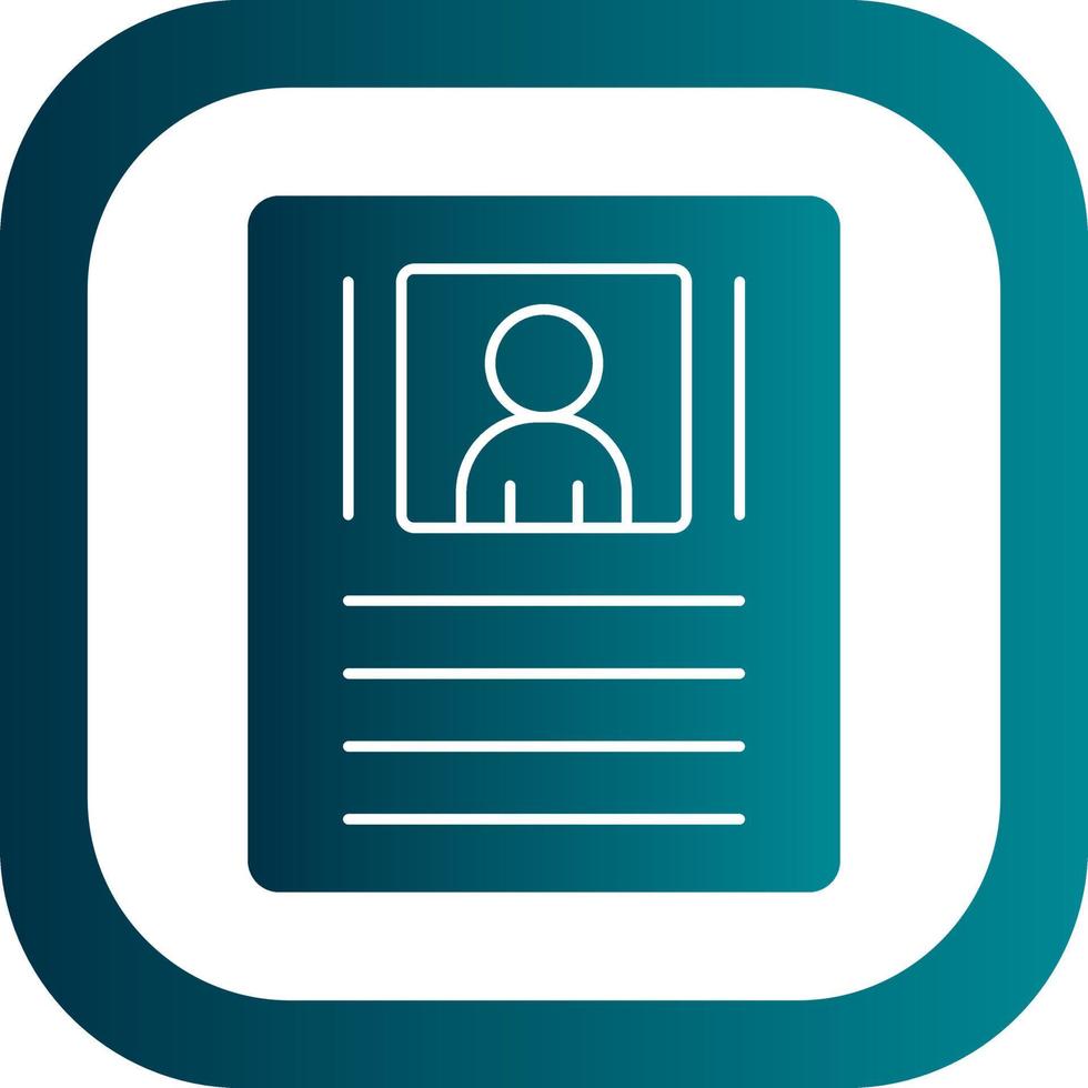 Resume Vector Icon Design