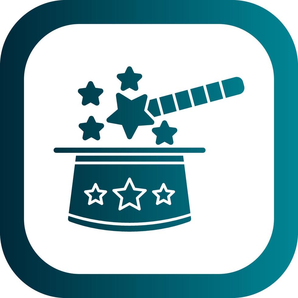 Magic Trick Vector Icon Design