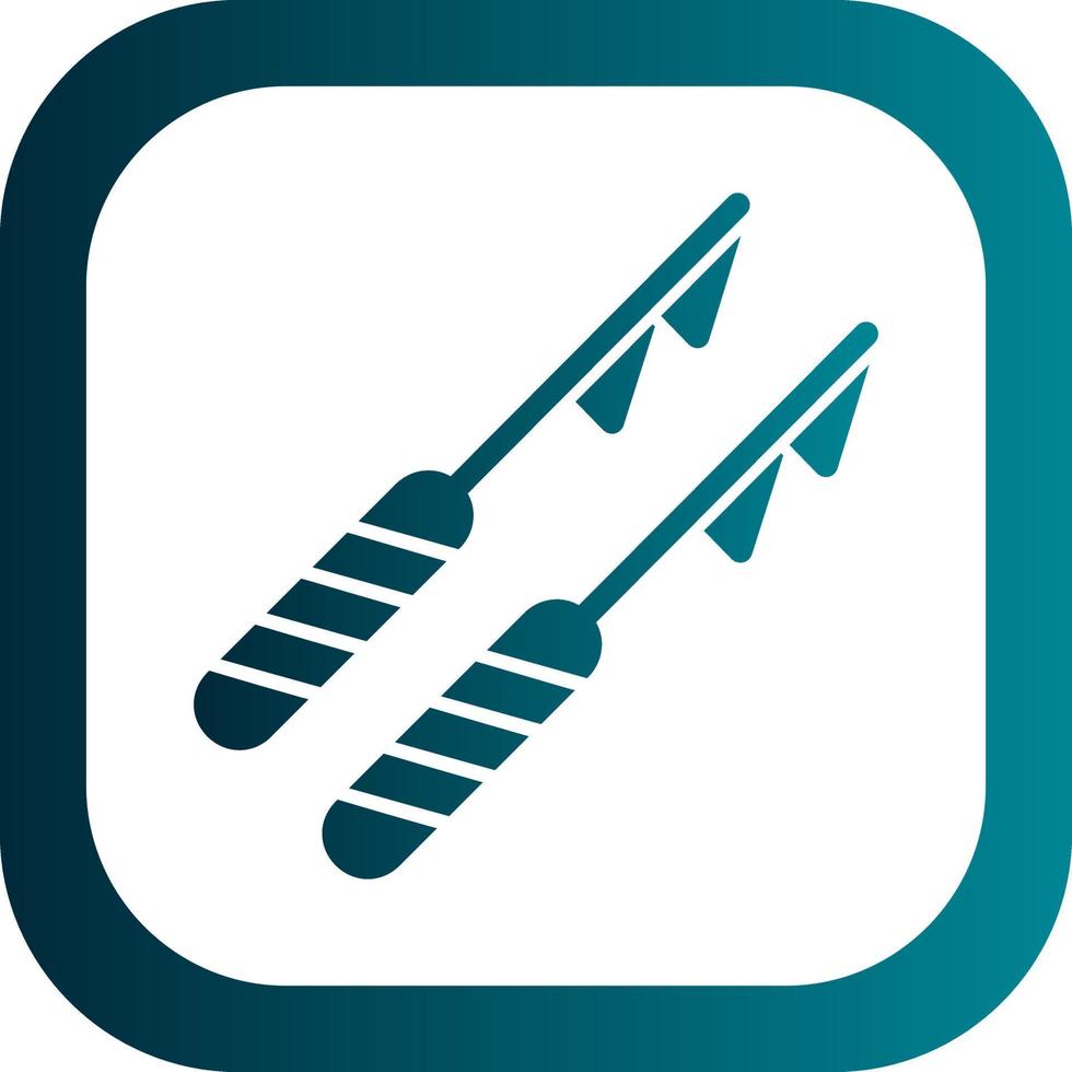 Harpoon Vector Icon Design