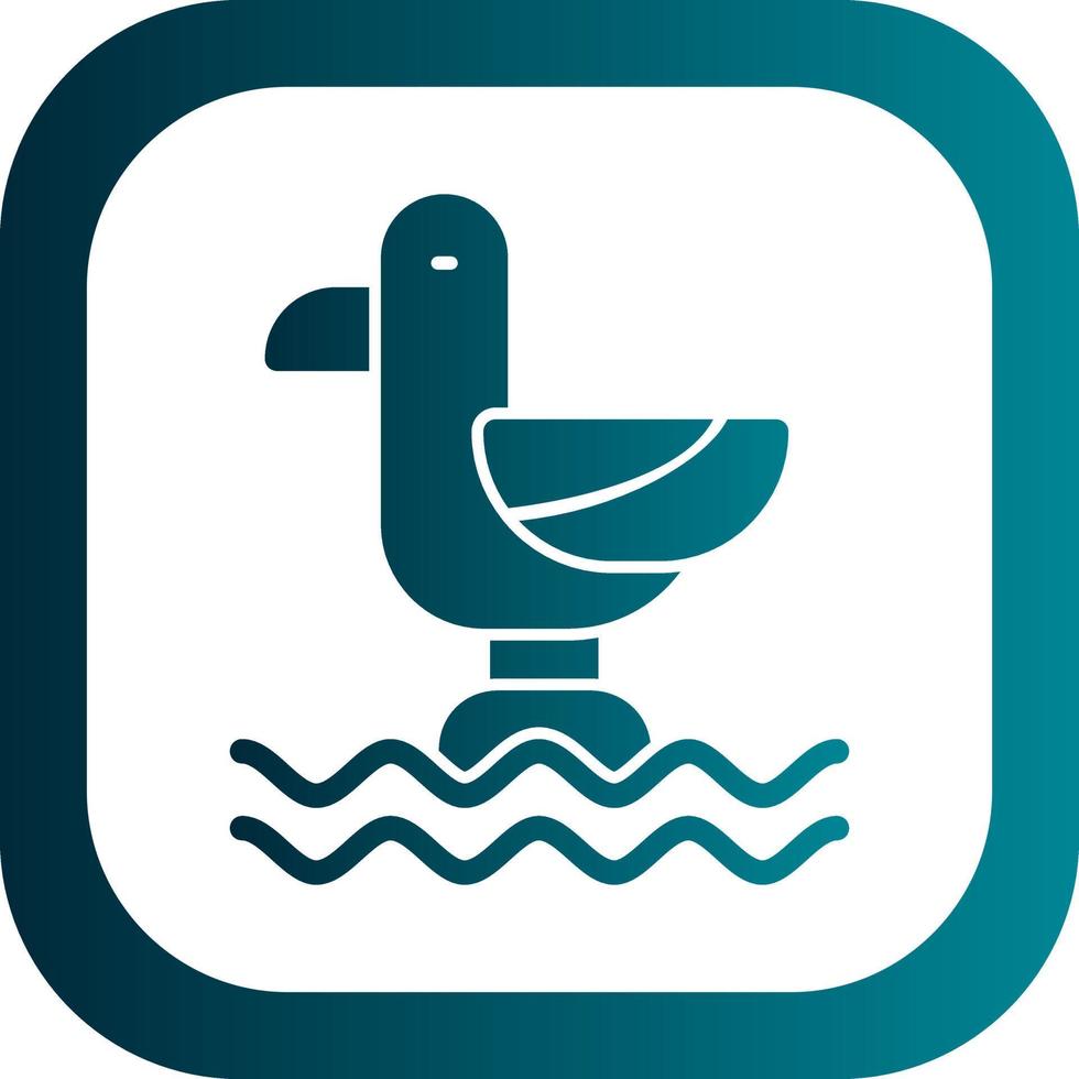 Seagull Vector Icon Design