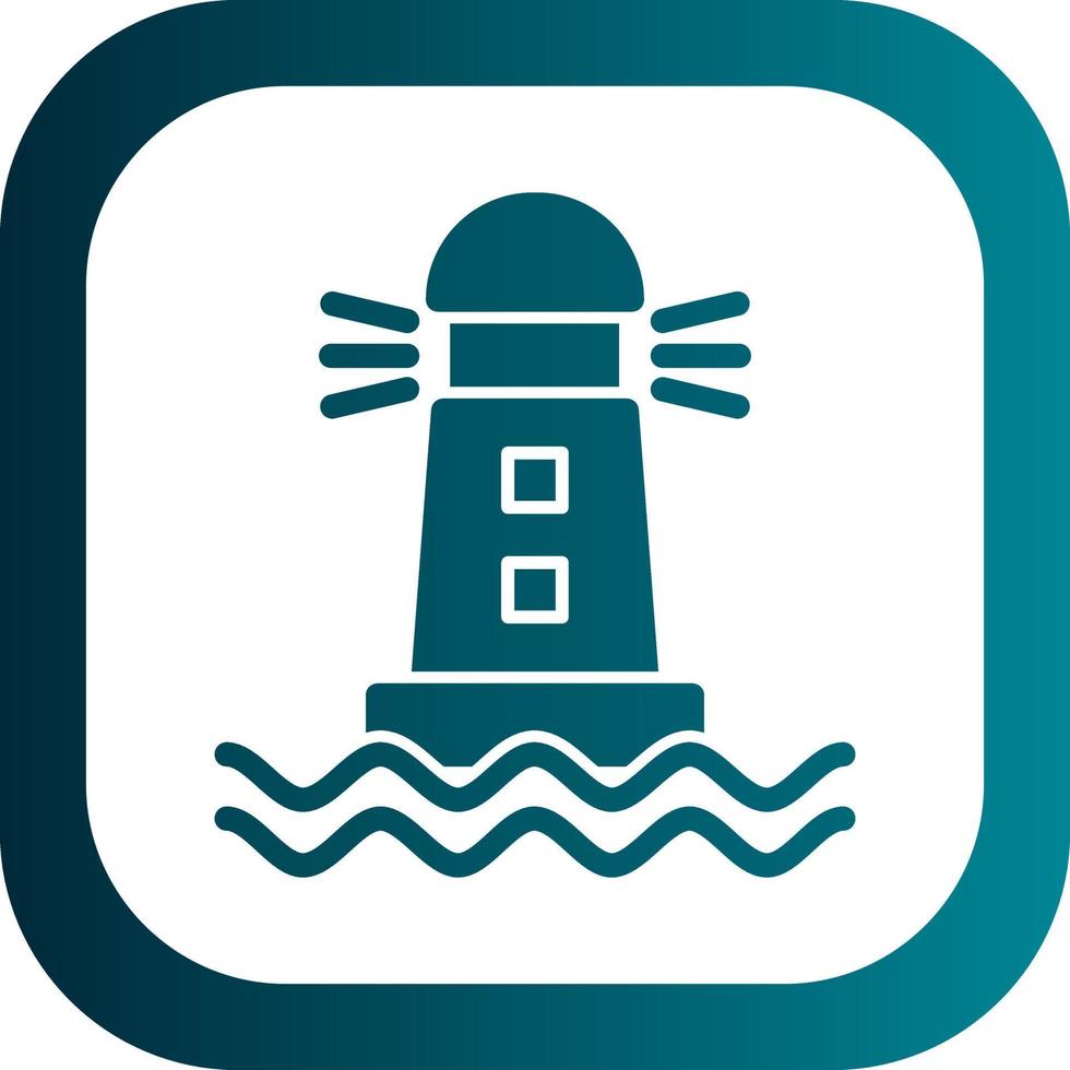 Lighthouse Vector Icon Design