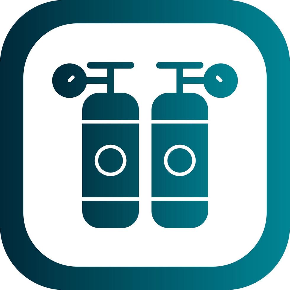 Oxygen Tanks Vector Icon Design