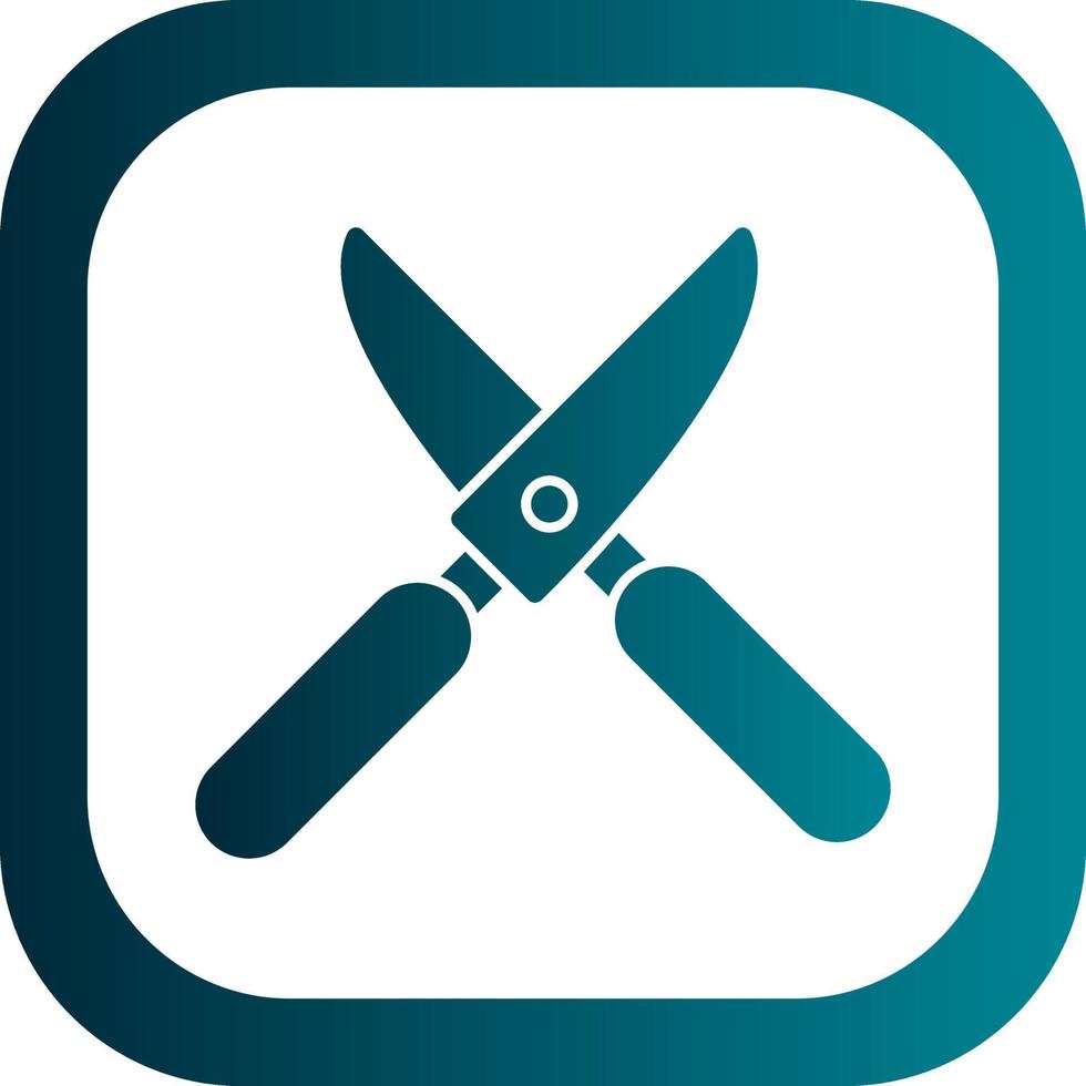 Shears Vector Icon Design