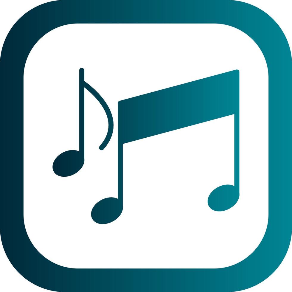Musical Notes Vector Icon Design