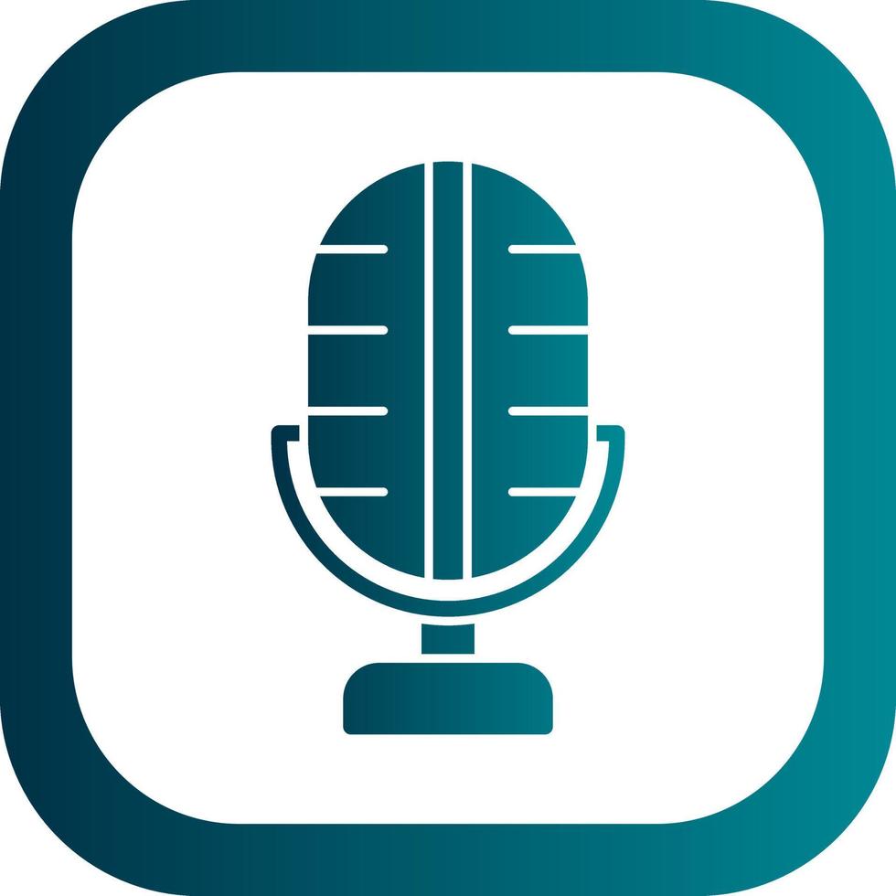 Mike Vector Icon Design